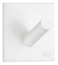 Enkel krok selvklebende 45 x 45 mm - hvit